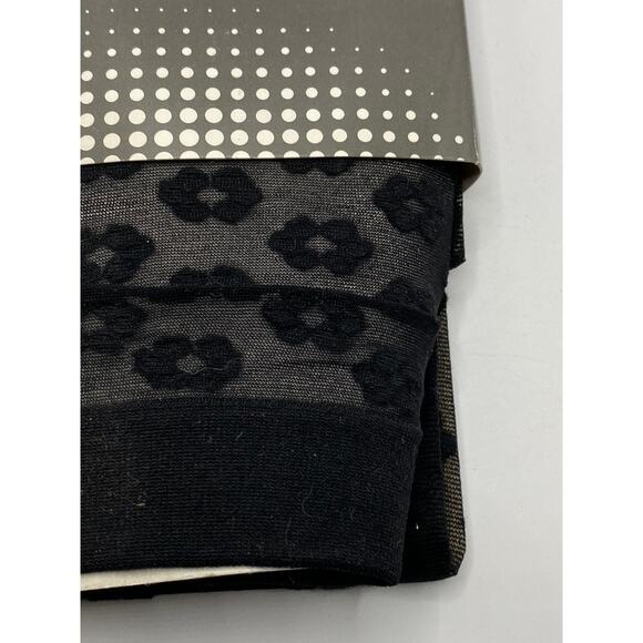 FRENCH CURVE Women's Black Floral Sheer Stretch Lightweight Leggings SZ M/L - Picture 5 of 10